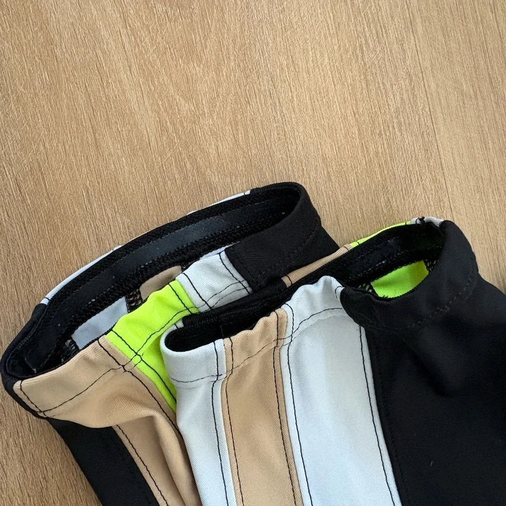 Mugler black and green spiral leggings - Picture 5 of 6